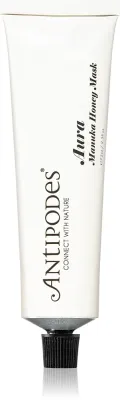 Antipodes Aura Manuka Honey Mask - Очищающая и успокаивающая маска для лица с медом, 75 мл