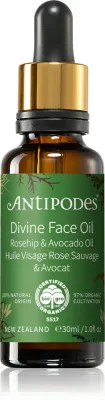 Antipodes Divine Face Oil Rosehip & Avocado Oil - Сыворотка против первых признаков старения кожи