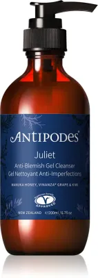 Antipodes Juliet Anti-Blemish Gel Cleanser - Очищающий гель против несовершенств кожи, 200 мл