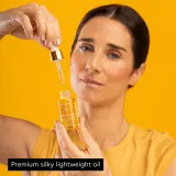 Apivita Beessential Oils Strengthening & Hydrating Day Oil - Розовое масло для лица, интенсивно увлажняющее, осветляющее, 15 мл — фото 5