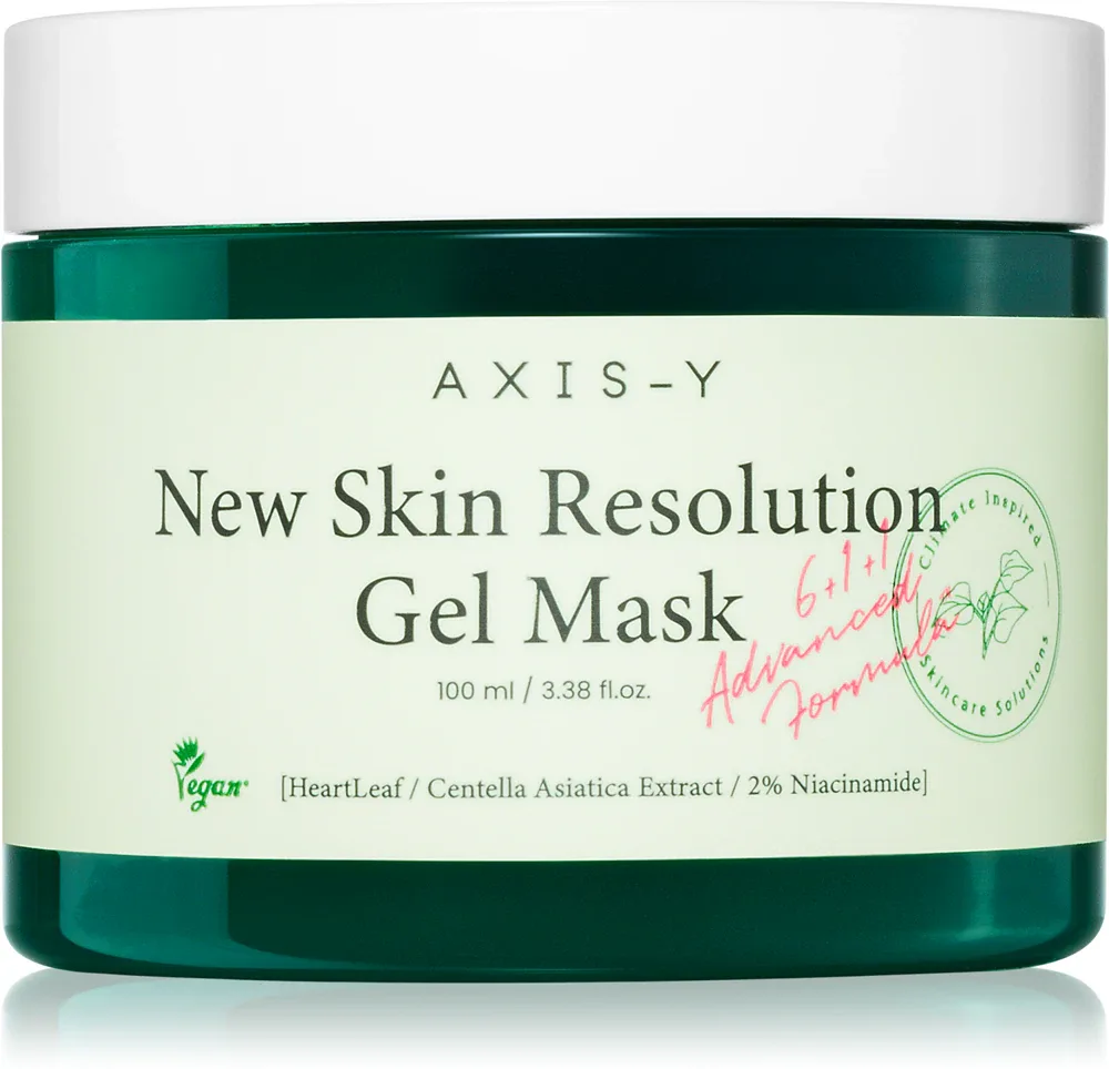 AXIS-Y 6+1+1 Advanced Formula New Skin Resolution Gel Mask - Успокаивающая гелевая маска с охлаждающим эффектом, 100 мл