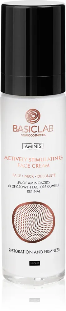 BasicLab Dermocosmetics Aminis - Восстанавливающий ночной крем с аминокислотами, 50 мл