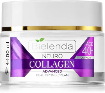 Bielenda Neuro Collagen - Увлажняющий крем с эффектом против морщин 40+, 50 мл
