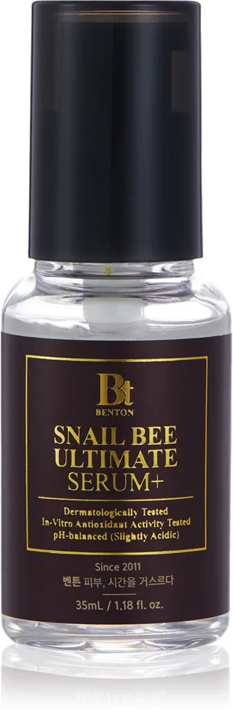 Сыворотка для лица Benton Snail Bee восстанавливающая, с фильтратом слизи улитки, 35 мл
