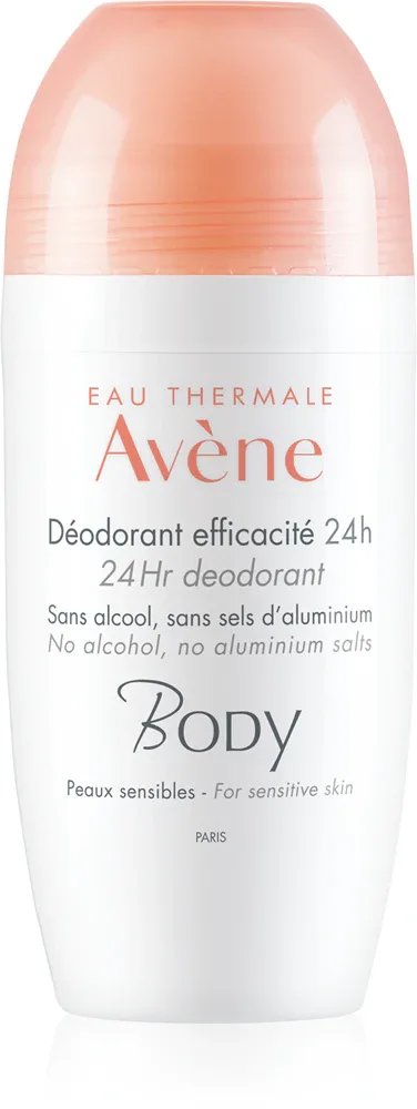 Avene Body 24H Deodorant - Дезодорант ролл-он для чувствительной кожи, 50 мл