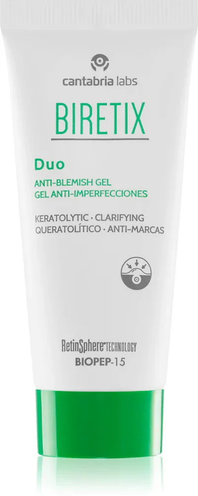 Biretix Treat Duo Anti-Blemish Gel - Корректирующий уход для проблемной кожи, борющийся с несовершенствами, 30 мл