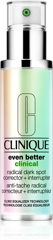 Clinique Even Better Clinical Radical Dark Spot Corrector + Interrupter - Сыворотка для сияющей кожи против пигментации, 50 мл