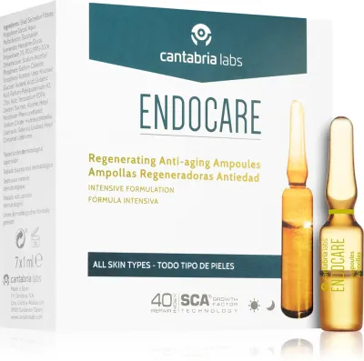 Endocare Tensage - Ампулы против старения кожи, 7 мл