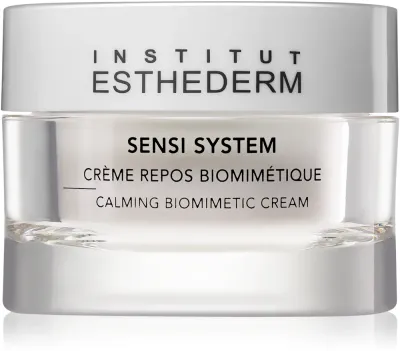 Institut Esthederm Sensi System Calming Biomimetic Cream - Успокаивающий биомиметический крем для чувствительной кожи, 50 мл