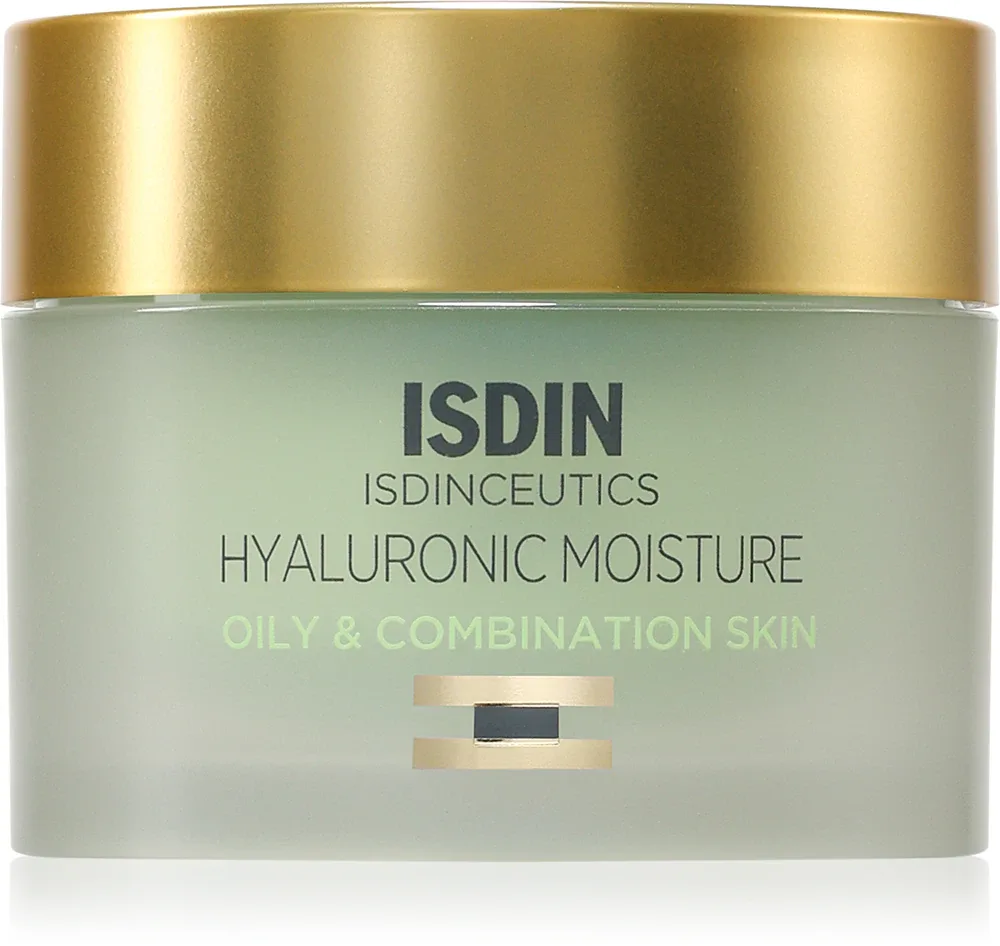 ISDIN Isdinceutics Hyaluronic Moisture Oily and Combination Skin - Увлажняющий крем для лица на день для жирной и комбинированной кожи, 50 г