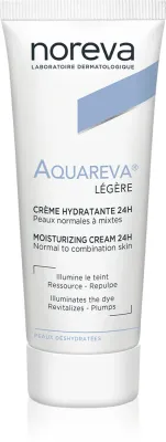 Увлажняющий крем для лица Noreva Aquareva Moisturizing Cream 24h, для чувствительной кожи, 40 мл
