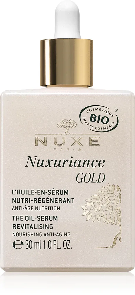 Сыворотка для лица Nuxe Nuxuriance Gold против старения кожи, с маслом жожоба, 30 мл