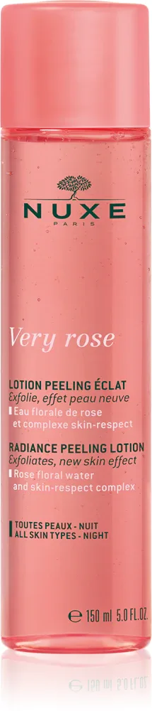 Nuxe Very Rose Radiance Peeling Lotion - Осветляющий пилинг для всех типов кожи, 150 мл