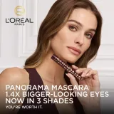 L’Oréal Paris Panorama Chromatics - Тушь для объема, 10.5 мл, оттенок Bordeaux — фото 3