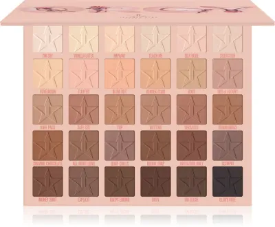 Палетка теней для век Jeffree Star Cosmetics Orgy Artistry 30 оттенков, матовые, 30 × 1,5 г