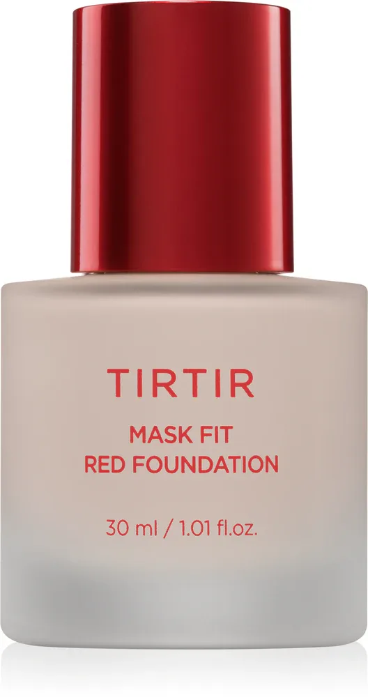 TIRTIR Mask Fit Red Foundation - Осветляющий жидкий тональный крем с увлажняющим действием, 30 мл, оттенок 10C Shell