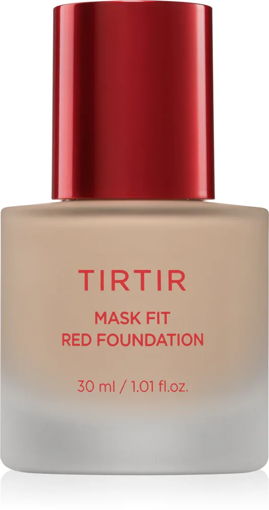 TIRTIR Mask Fit Red Foundation - Осветляющий жидкий тональный крем с увлажняющим действием, 30 мл, оттенок 21N Ivory