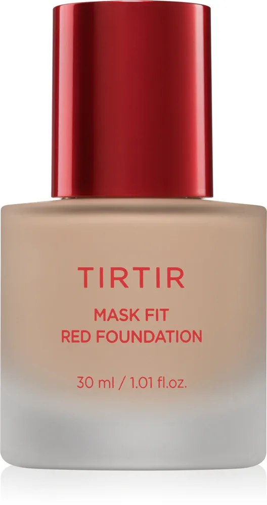 TIRTIR Mask Fit Red Foundation - Осветляющий жидкий тональный крем с увлажняющим действием, 30 мл, оттенок 22N Shell Beige