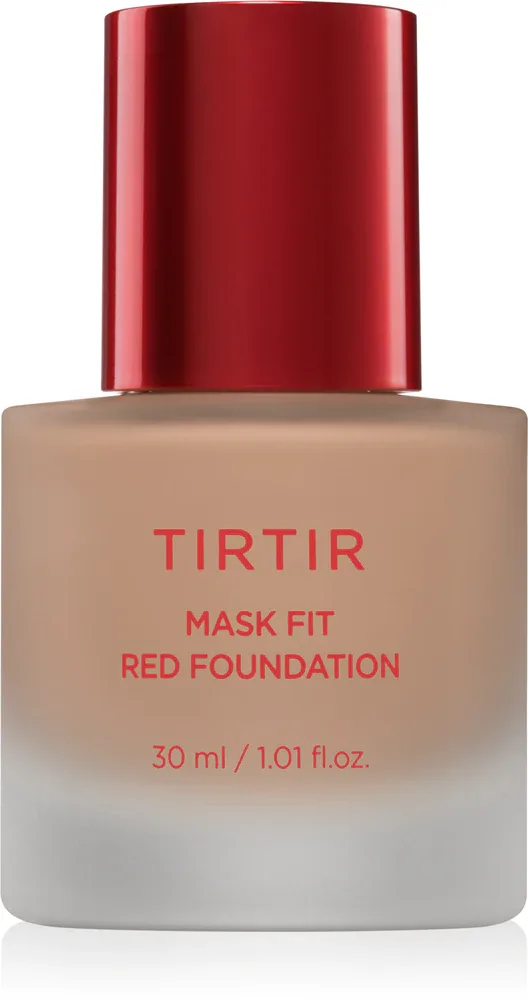 TIRTIR Mask Fit Red Foundation - Осветляющий жидкий тональный крем с увлажняющим действием, 30 мл, оттенок 25C Cool Taupe
