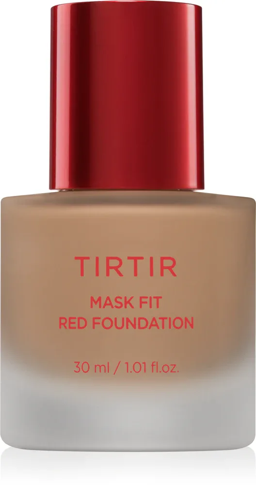 TIRTIR Mask Fit Red Foundation - Осветляющий жидкий тональный крем с увлажняющим действием, 30 мл, оттенок 30N Rich Honey