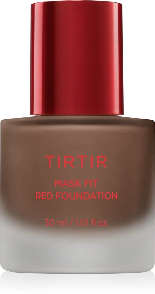 TIRTIR Mask Fit Red Foundation - Осветляющий жидкий тональный крем с увлажняющим действием, 30 мл, оттенок 43N Deep Cocoa