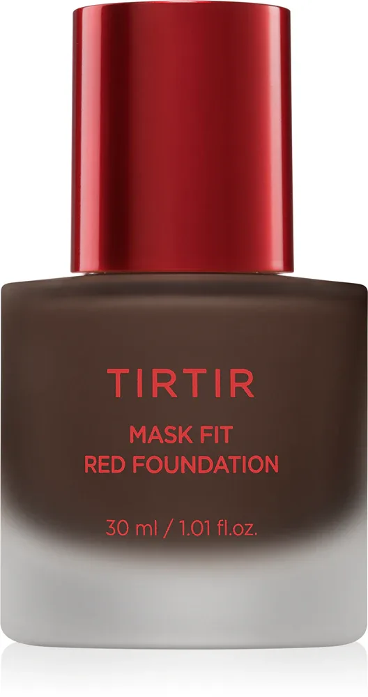 TIRTIR Mask Fit Red Foundation - Осветляющий жидкий тональный крем с увлажняющим действием, 30 мл, оттенок 49N Deep Chestnut