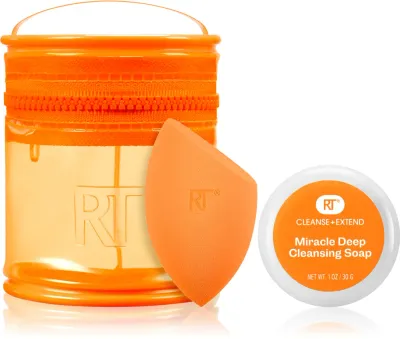 Real Techniques Miracle Blend + Cleanse Set - набор для чистки кистей, 3 шт
