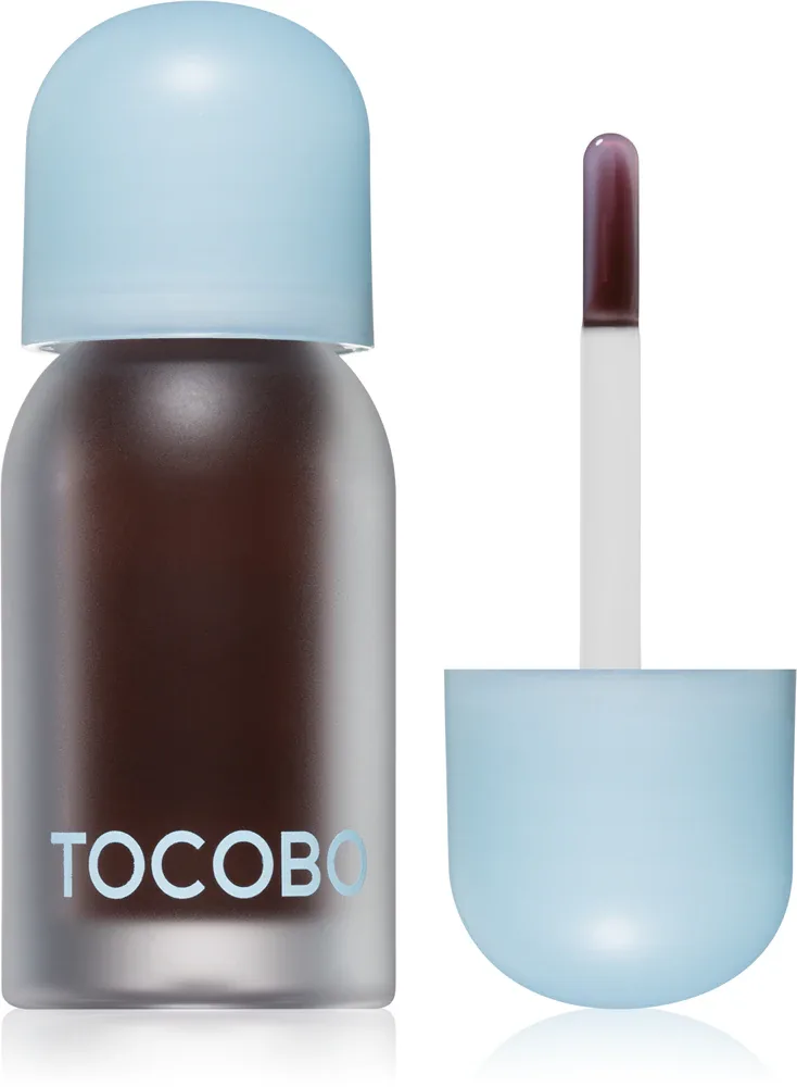 TOCOBO Juicy Berry Plumping Lip Oil - Тонизирующее масло для губ с эффектом увеличения, 4 г, оттенок 03 Black Cherry