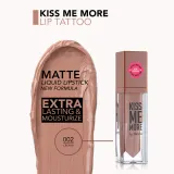 flormar Kiss Me More Lip Tattoo - Долговременная жидкая помада, 3.8 мл, оттенок 002 Creamy — фото 3