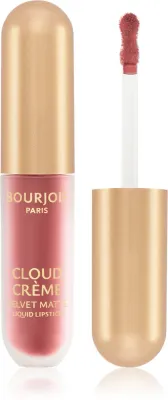 Bourjois Cloud Crème Velvet Matte - Матовая жидкая помада с интенсивным матовым эффектом, 3.1 мл