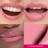 Bourjois Cloud Crème Velvet Matte - Матовая жидкая помада с интенсивным матовым эффектом, 3.1 мл, оттенок 01 Rose Bonbon — фото 3