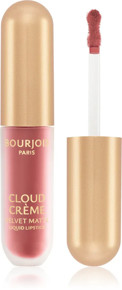 Bourjois Cloud Crème Velvet Matte - Матовая жидкая помада с интенсивным матовым эффектом, 3.1 мл, оттенок 04 I Love Mocha