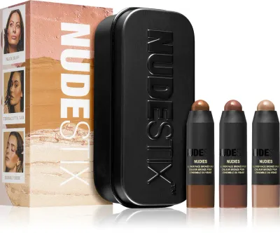 Nudestix Mini Soft & Warm Nudies - набор декоративной косметики