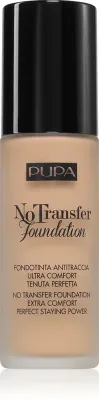 PUPA Milano No Transfer Foundation - Тональный крем с SPF 15, 30 мл