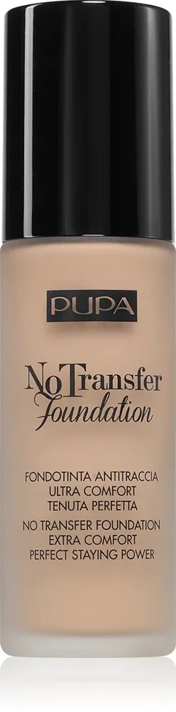 PUPA Milano No Transfer Foundation - Тональный крем с SPF 15, 30 мл, оттенок Natural Skin