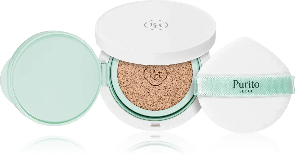 BB кушон Purito Wonder Releaf Centella BB Cushion тонирующий, с центеллой азиатской, 15 г, оттенок 13 Neutral Ivory