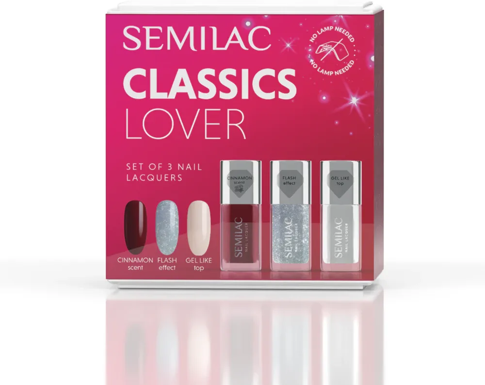 Semilac Set Classics Lover - набор лаков для ногтей
