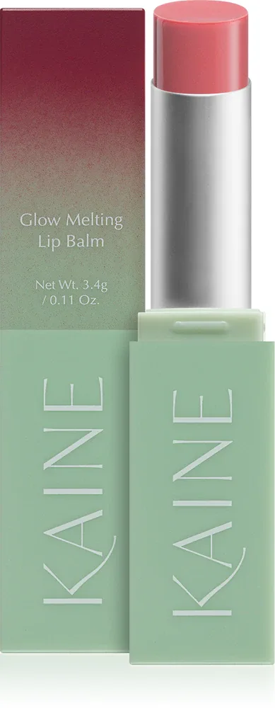 KAINE Glow Melting Lip Balm - Увлажняющий бальзам для губ с регенерирующим действием, 3.7 г, оттенок #02 Rosy Plum