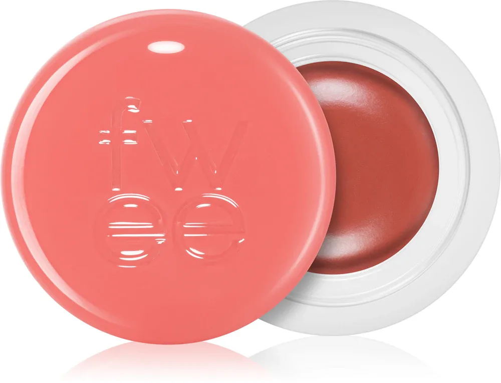fwee Lip&Cheek Blurry Pudding Pot - Тонирующий бальзам для губ и щек, 5 г, оттенок CR01 Dear (Bestie Moment)