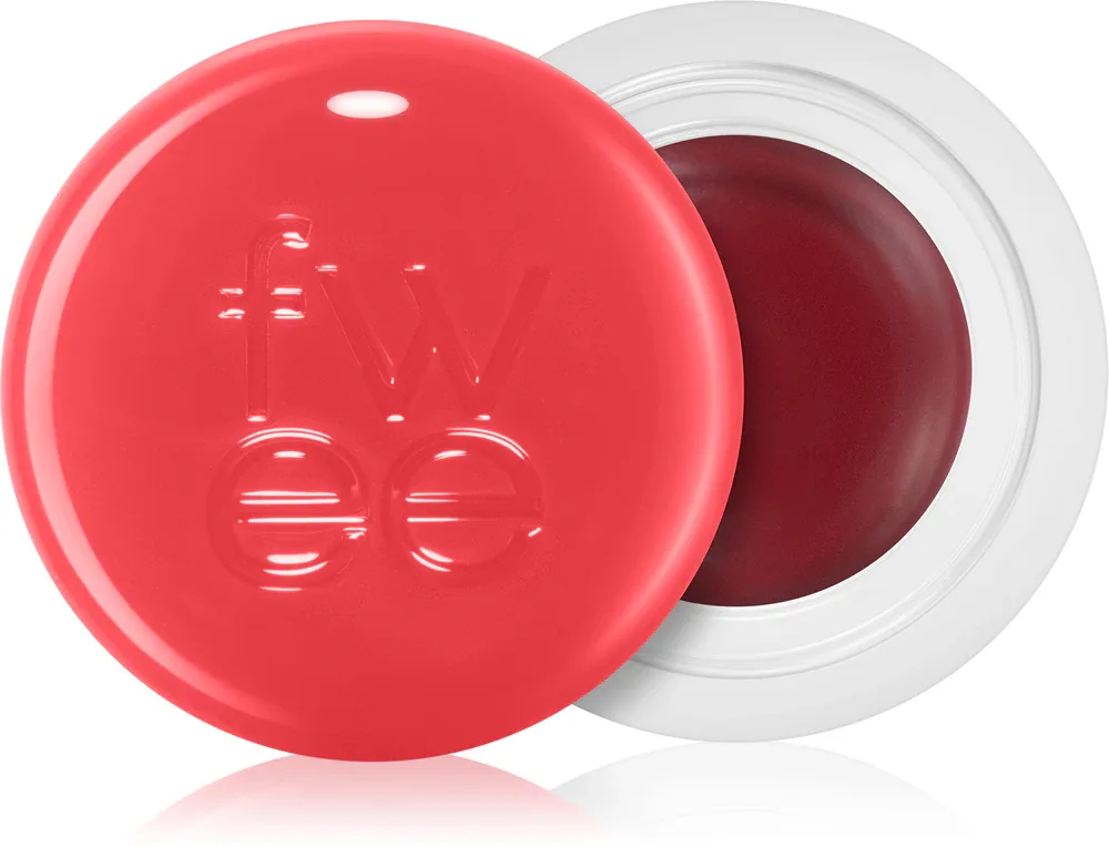 fwee Lip&Cheek Blurry Pudding Pot - Тонирующий бальзам для губ и щек, 5 г, оттенок RD05 Greedy (Reddish Moment)