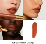 Gucci Gucci Beauty Rouge à Lèvres Matte Lipstick - Матовая жидкая помадка, 6.5 мл, оттенок 308 Lucy Dark Orange — фото 3