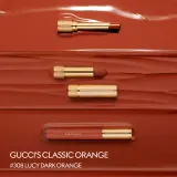 Gucci Gucci Beauty Rouge à Lèvres Matte Lipstick - Матовая жидкая помадка, 6.5 мл, оттенок 308 Lucy Dark Orange — фото 5