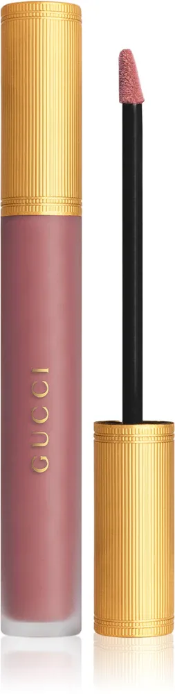 Gucci Gucci Beauty Rouge à Lèvres Matte Lipstick - Матовая жидкая помадка, 6.5 мл, оттенок 114 Grace Cinnamon