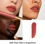 Gucci Gucci Beauty Rouge à Lèvres Matte Lipstick - Матовая жидкая помадка, 6.5 мл, оттенок 208 They Met in Argentina — фото 3