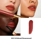 Gucci Gucci Beauty Rouge à Lèvres Matte Lipstick - Матовая жидкая помадка, 6.5 мл, оттенок 203 Mildred Rosewood — фото 3