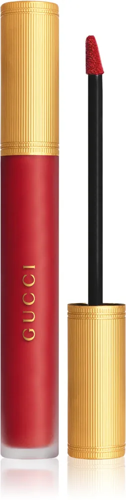 Gucci Gucci Beauty Rouge à Lèvres Matte Lipstick - Матовая жидкая помадка, 6.5 мл, оттенок 25* Goldie Red