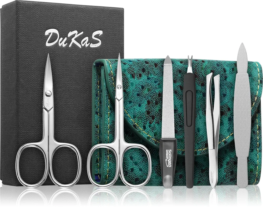 DuKaS Premium Line Solingen 213 - Набор для маникюра + футляр, 6 шт