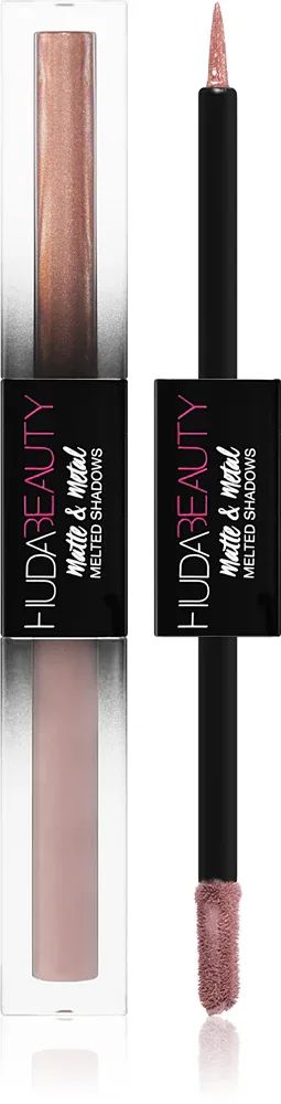 Huda Beauty Matte & Metal Melted - тени для век в жидкой форме, 2 мл, оттенок Request Line and Slow Jams