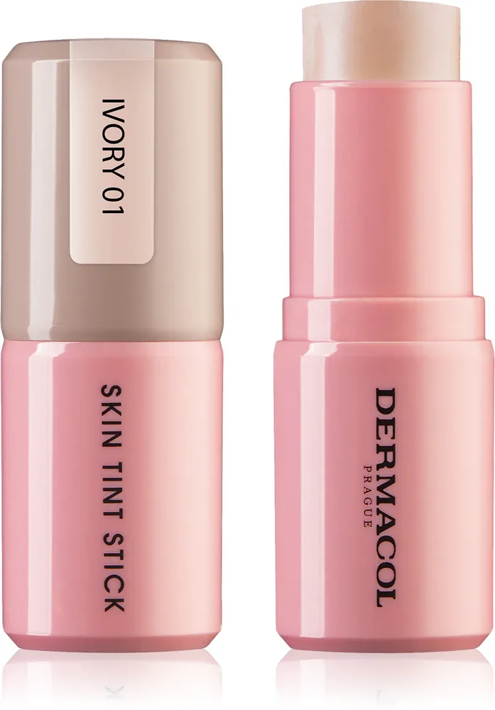 Тональное средство Dermacol Beauty Stick Skin Tint стик, среднее покрытие, с маслом ши, 15 г, оттенок 01 Ivory