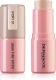 Тональное средство Dermacol Beauty Stick Skin Tint стик, среднее покрытие, с маслом ши, 15 г, оттенок 01 Ivory — фото 1